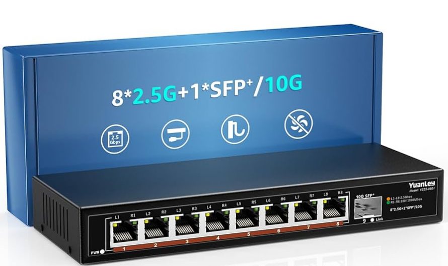 Analizamos el switch YuanLey 8 x 2.5Gb y 2 x 10Gb SFP